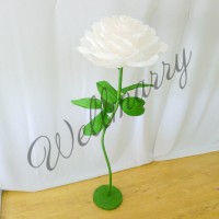 Ростовой бумажный цветок "Белая роза"